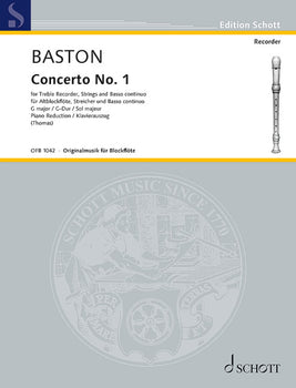 Concerto No. 1 in G Major - Piano Score With Solo Part