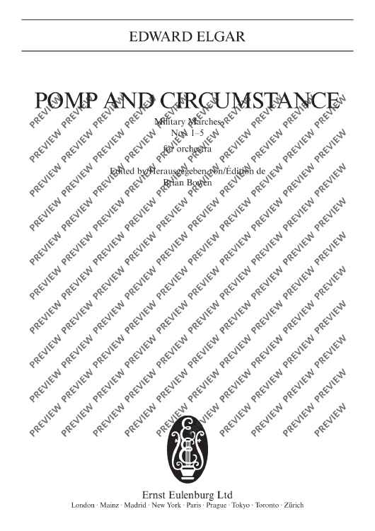 Pomp and Circumstance - Full Score