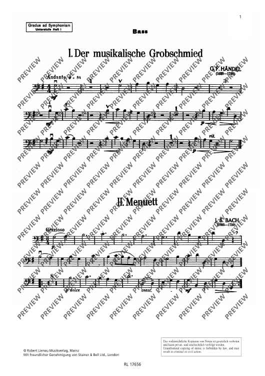 Gradus ad Symphoniam Beginner's level - Double Bass