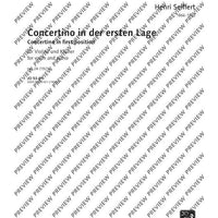 Concertino in D Major - Score and Parts