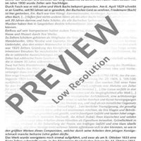 Der Mensch lebt und bestehet nur eine kleine Zeit - Choral Score