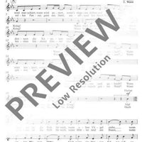 Florian auf der Wolke - Choral Score