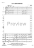 Autumn Fanfare - Score