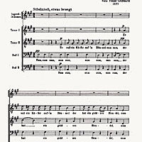 Ein ergötzlich Liedersingen - Choral Score
