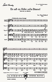 Ein ergötzlich Liedersingen - Choral Score