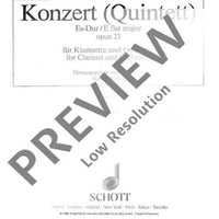 Concert (Quintet) Eb major - Violoncello