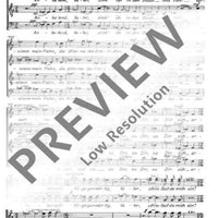 Kantate Nr. 3 - Choral Score