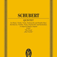 Quintet A major - Full Score