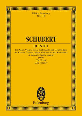 Quintet A major - Full Score