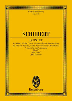 Quintet A major - Full Score