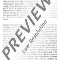 Organ Concerto No. 4 F Major - Full Score