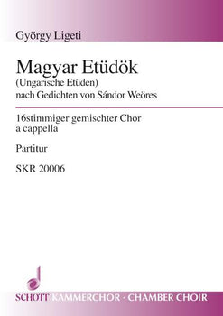 Magyar Etüdök - Choral Score
