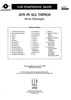 Joy in All Things - Contents