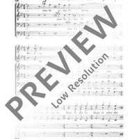 Wer sich die Musik erkiest - Choral Score