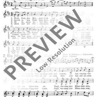 Im grünen Wald - Choral Score