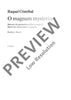 O Magnum Mysterium - Choral Score