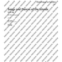 Songs and Dances of the Islands Suite No. 2 - Score and Parts
