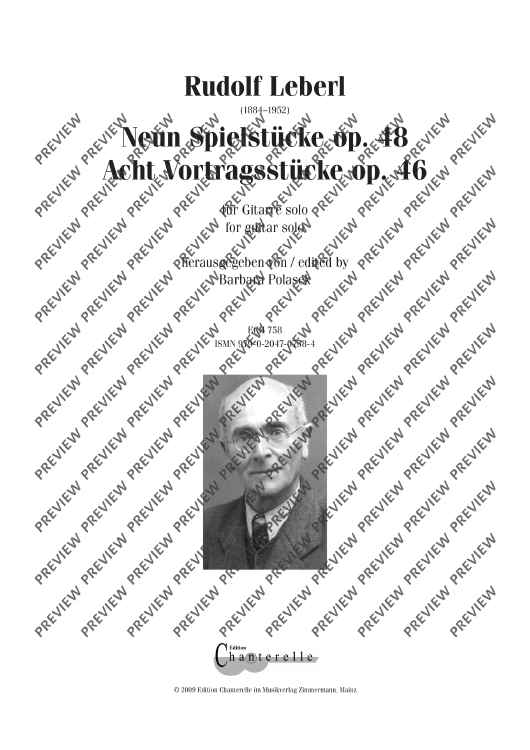 Acht Vortragsstücke Werk 46 - Neun Spielstücke Werk 48