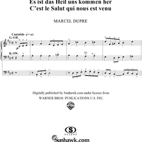 Salvation Has Been Brought Unto Us, from "Seventy-Nine Chorales", Op. 28, No. 26