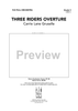 Three Riders Overture - Score