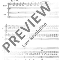 In taberna quando sumus - Choral Score