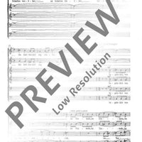 Nachts - Choral Score