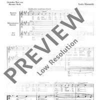 Serbische Volkslieder - Choral Score
