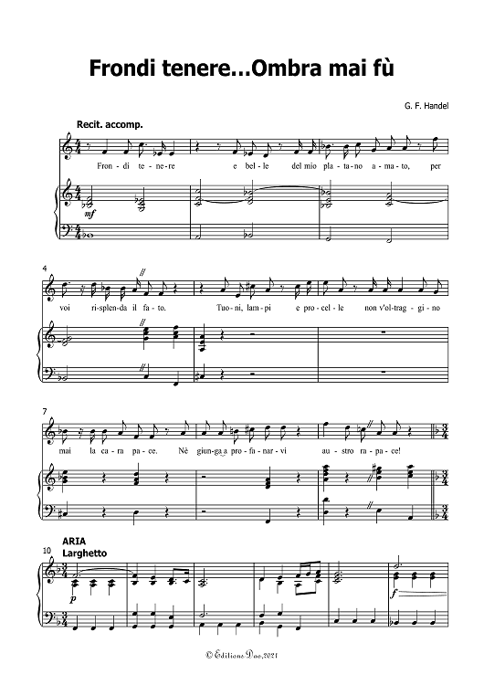 Frondi tenere...Ombra mai fu