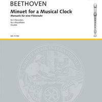 Minuet for a Musical Clock - Performing Score