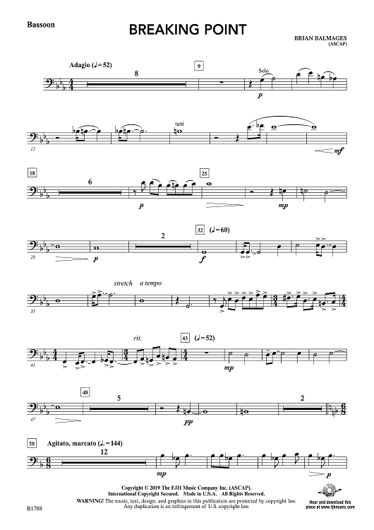 Breaking Point - Bassoon