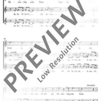 Drei Tanzlieder - Choral Score