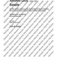 Sonata - Score and Parts