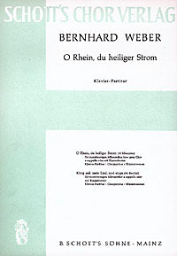O Rhein, du heiliger Strom - Piano Score