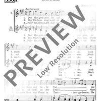 Der Morgenstern ist aufgegangen / Weiß mir ein Blümlein blaue - Choral Score