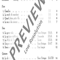 Doulce France - Performing Score