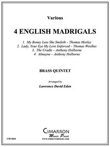 Four English Madrigals - F Horn