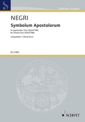 Symbolum Apostolorum - Choral Score