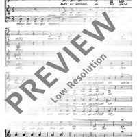 Fünf Chöre - Choral Score