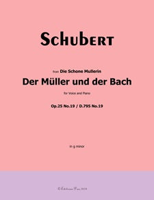 Der Muller und der Bach -  from Die Schone Mullerin