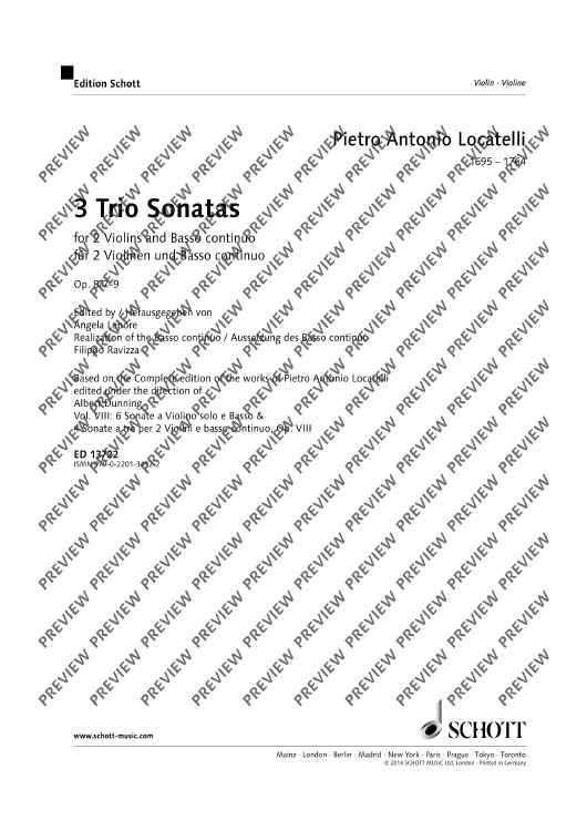 3 Trio Sonatas