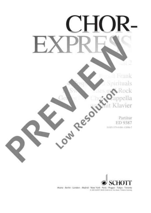 Chor-Express - Choral Score
