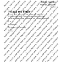 Intrada and Finale - Score and Parts