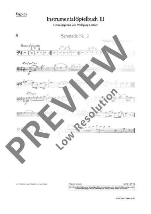 Instrumental-Playbook - Bassoon