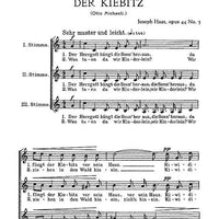 Sechs Lieder - Choral Score