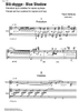Blå skygge (Blue shadow) - Score