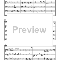 Symphonia No. 4 in D Major - for String Orchestra - Score