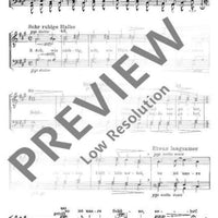 Ach wie flüchtig, ach wie nichtig - Choral Score