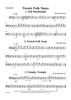 Twenty Folk Tunes for Cello Quartet (or Trio) - Cello 2