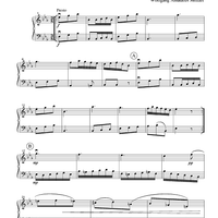 Presto - from Symphony #1, K. 16, third movement
