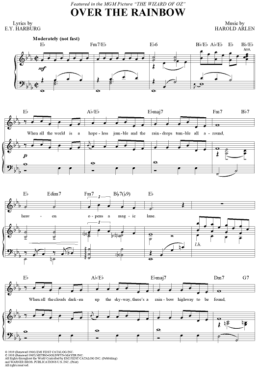 (Somewhere) Over the Rainbow